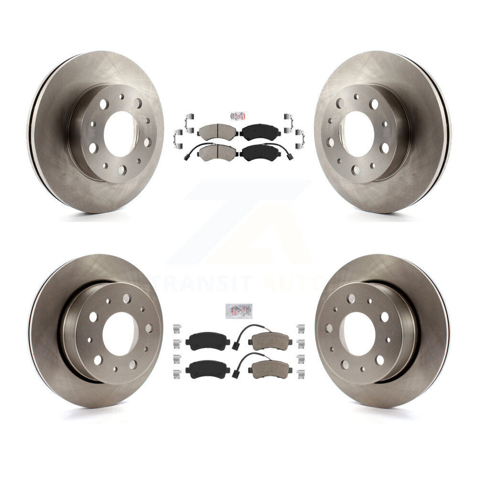 Front Rear Semi-Metallic Pad & Brake Rotor Kit For 2014-2020 Ram ProMaster 2500 3500 1500 K8A-103521