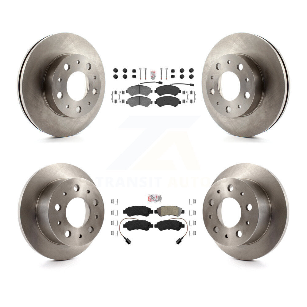 Front Rear Semi-Metallic Pad & Brake Rotor Kit For 2014-2020 Ram ProMaster 2500 3500 1500 K8A-103523