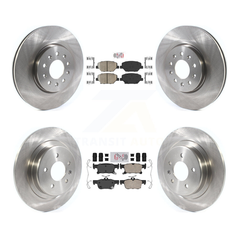 Front Rear Ceramic Pad Brake Rotors Kit For Buick Envision With 315mm Diameter Rotor K8A-103533