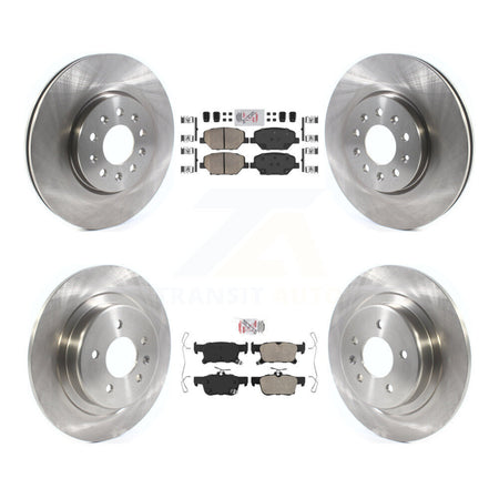 Front Rear Ceramic Pad Brake Rotors Kit For Buick Envision With 315mm Diameter Rotor K8A-103538
