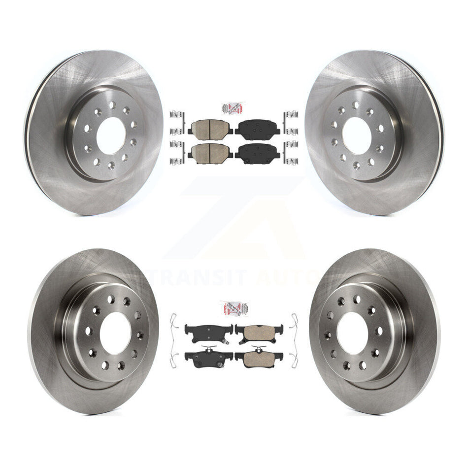 Front Rear Ceramic Pad Brake Rotors Kit For Buick Envision With 288mm Diameter Rotor K8A-103542