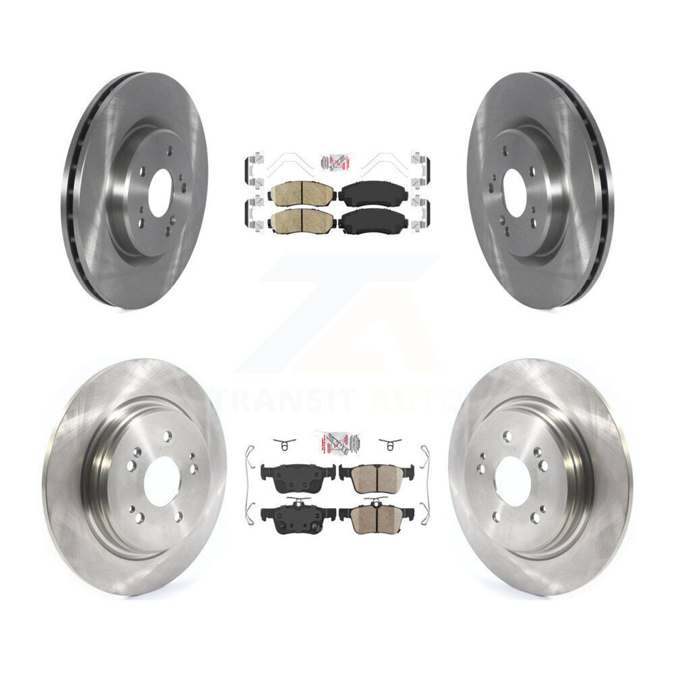 Front Rear Ceramic Pads And Disc Brake Rotors Kit For 2019-2021 Acura RDX K8A-103553