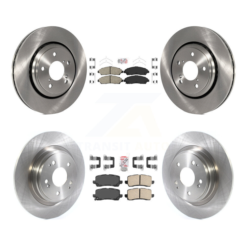 Front Rear Ceramic Pads And Disc Brake Rotors Kit For Acura MDX K8A-103569
