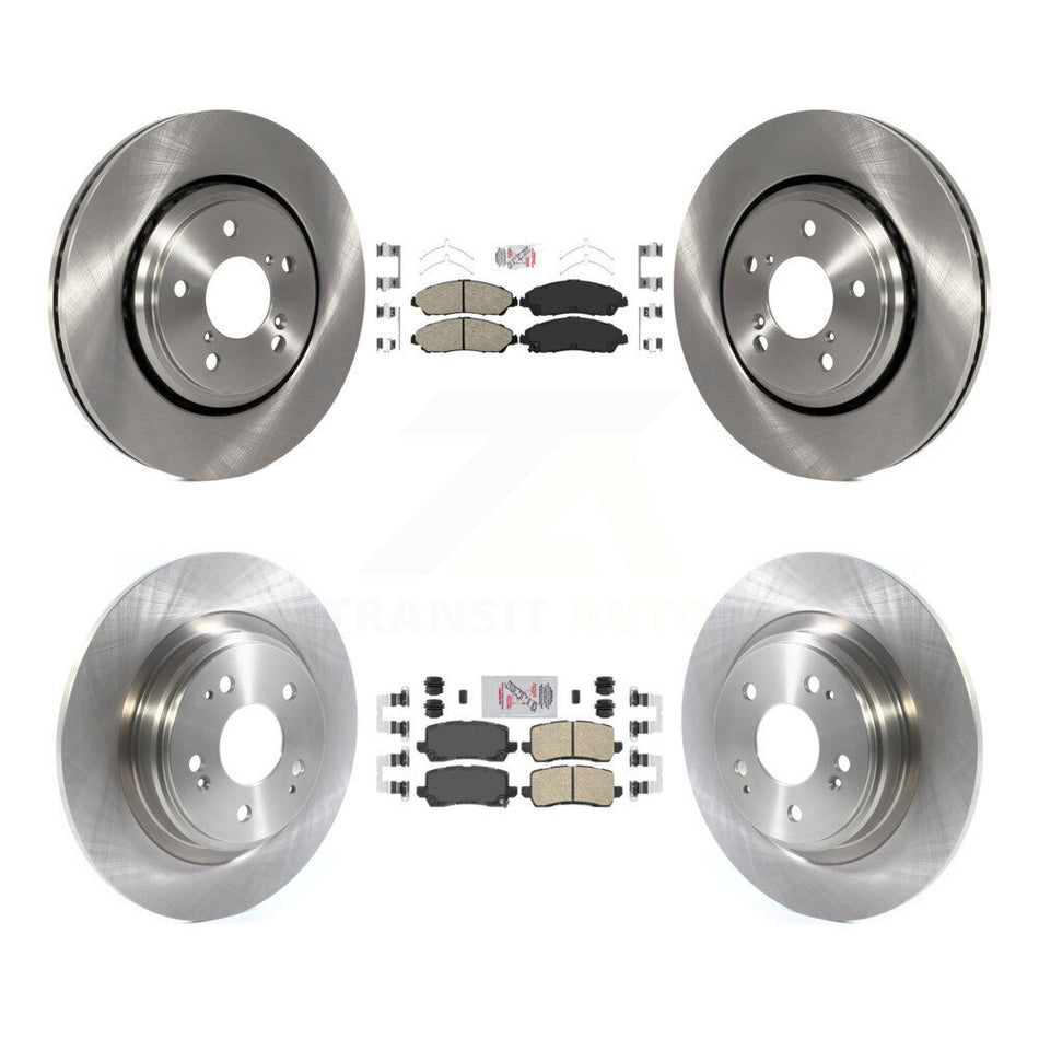 Front Rear Ceramic Pads And Disc Brake Rotors Kit For Acura MDX K8A-103570