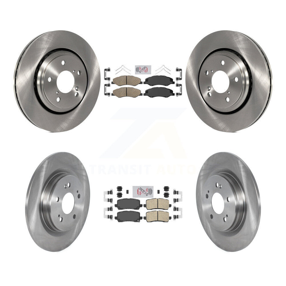 Front Rear Ceramic Pads And Disc Brake Rotors Kit For 2018-2020 Honda Odyssey K8A-103572