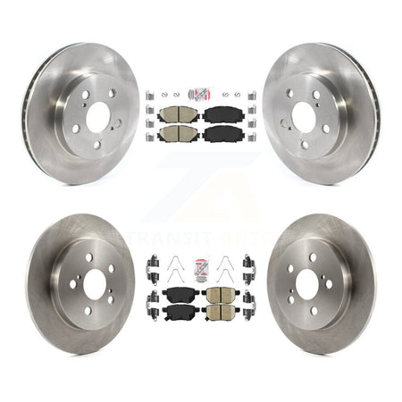 Front Rear Ceramic Pads And Disc Brake Rotors Kit For Toyota Corolla Prius Prime AWD-e K8A-103581