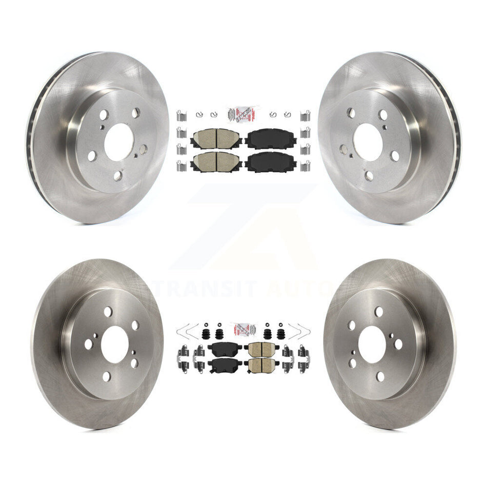 Front Rear Ceramic Pads And Disc Brake Rotors Kit For Toyota Corolla Prius Prime AWD-e K8A-103582