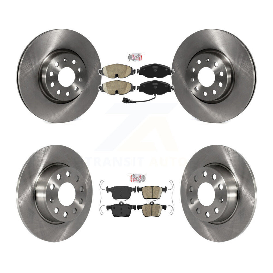 Front Rear Ceramic Pad & Brake Rotor Kit For Volkswagen Taos Audi A3 Quattro Sportback TT K8A-103601