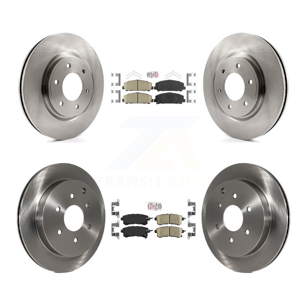 Front Rear Ceramic Pads And Disc Brake Rotors Kit For INFINITI QX80 Nissan Armada QX56 K8A-103630