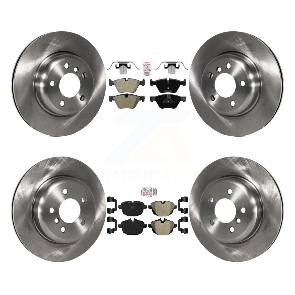 Front Rear Semi-Metallic Pads And Disc Brake Rotors Kit For BMW 528i xDrive K8A-103642