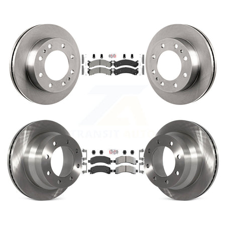 Front Rear Semi-Metallic Pads And Disc Brake Rotors Kit For Chevrolet Express 4500 K8A-103645