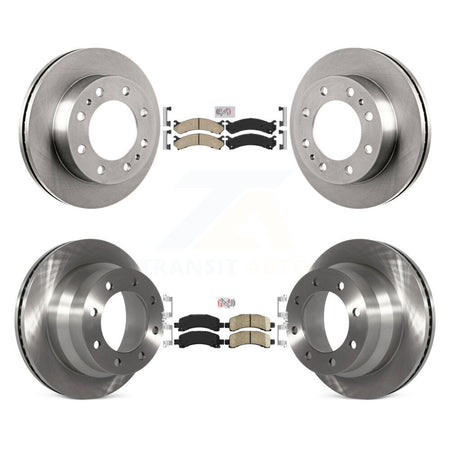 Front Rear Ceramic Pads And Disc Brake Rotors Kit For Chevrolet Express 4500 K8A-103649