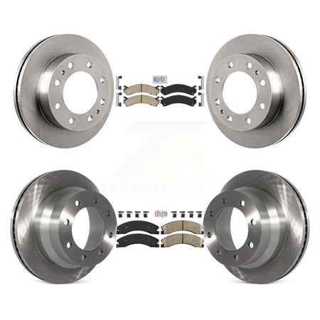 Front Rear Ceramic Pads And Disc Brake Rotors Kit For Chevrolet Express 4500 GMC Savana K8A-103651