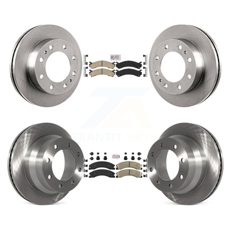 Front Rear Ceramic Pads And Disc Brake Rotors Kit For Chevrolet Express 4500 GMC Savana K8A-103653