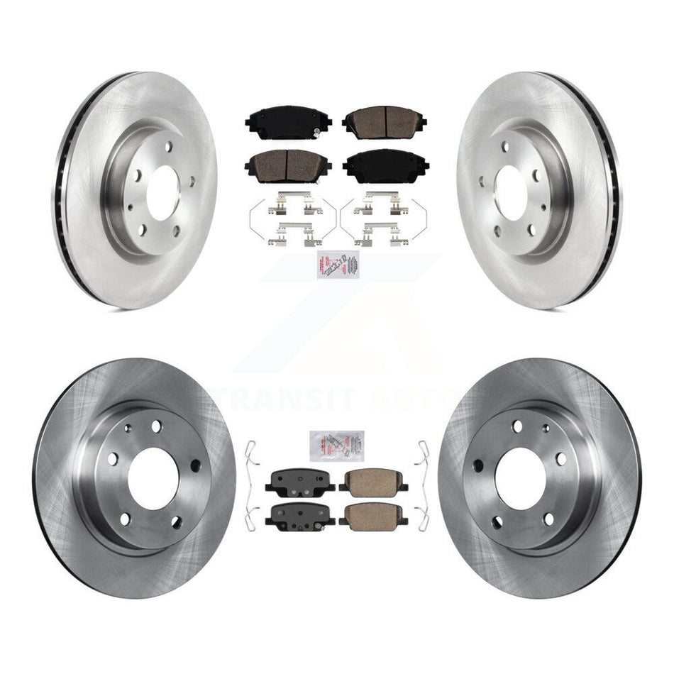 Front Rear Ceramic Pad And Brake Rotor Kit For Mazda CX-30 With 264mm Diameter K8A-103654
