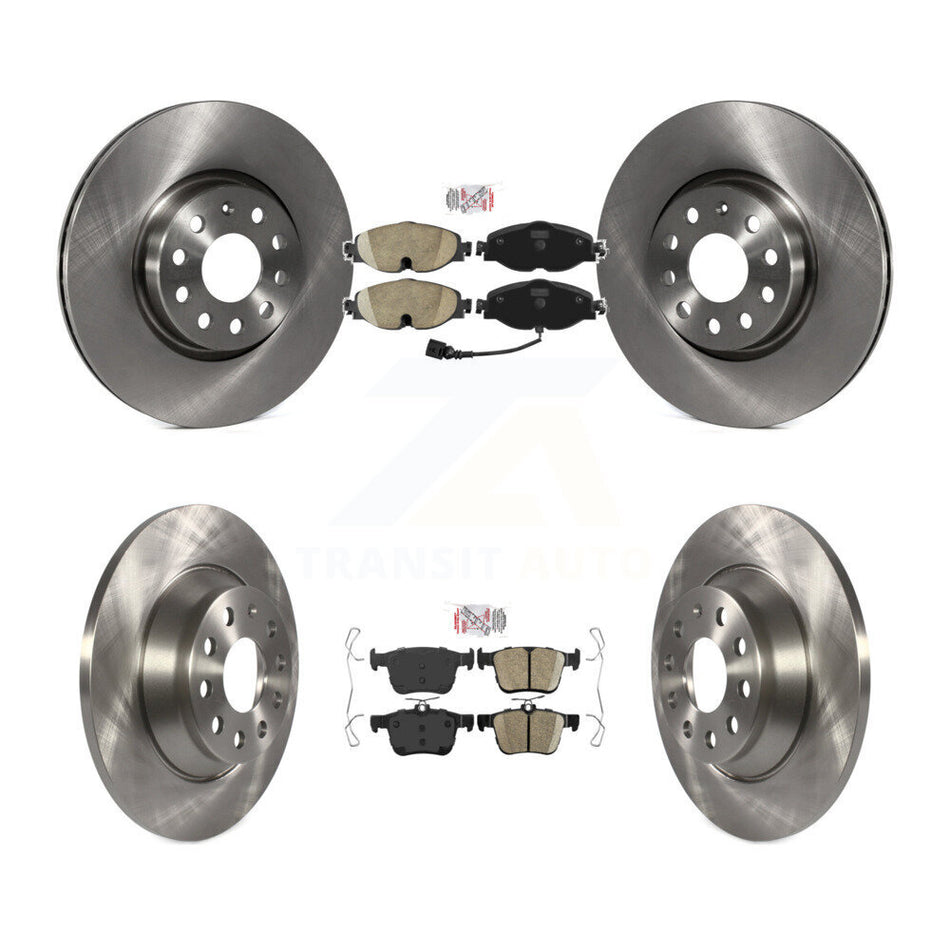 Front Rear Ceramic Pads And Disc Brake Rotors Kit For Audi TT Quattro K8A-103669