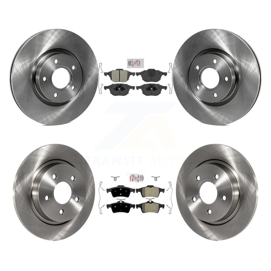 Front Rear Semi-Metallic Pads And Disc Brake Rotors Kit For Volvo S40 C30 V50 C70 K8A-103677