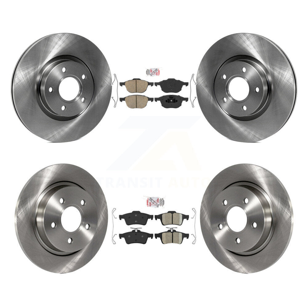 Front Rear Ceramic Pads And Disc Brake Rotors Kit For Volvo S40 C30 V50 C70 K8A-103682