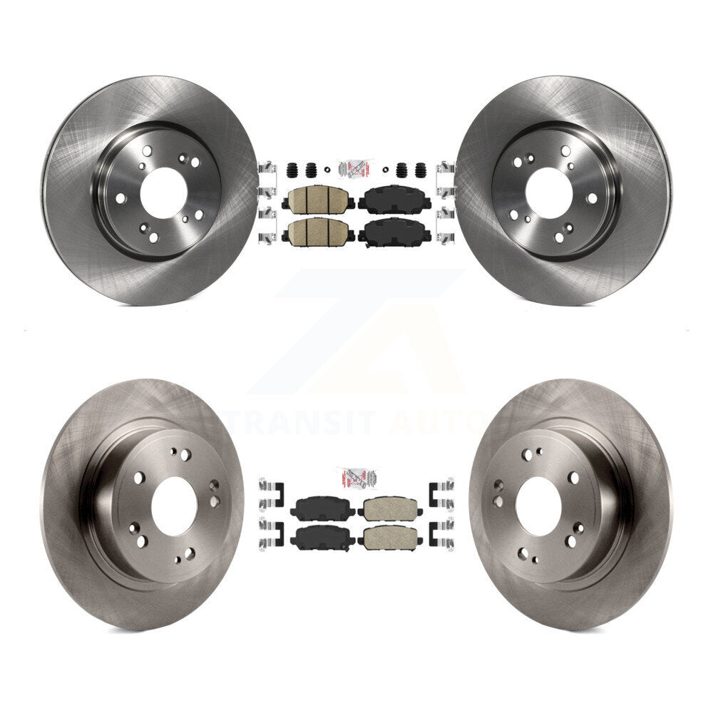 Front Rear Ceramic Pads And Disc Brake Rotors Kit For 2016-2022 Honda HR-V K8A-103696