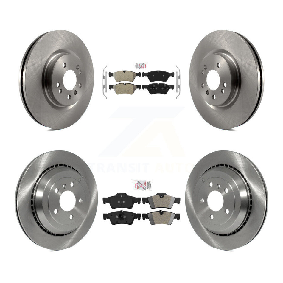 Front Rear Semi-Metallic Pad Disc Brake Rotors Kit For Mercedes-Benz ML500 R320 R350 R500 K8A-103707