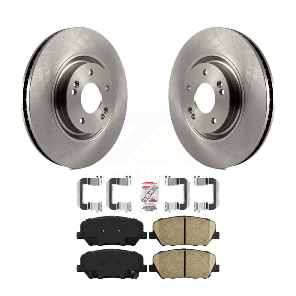 Front Disc Brake Rotors And Ceramic Pads Kit For 2011-2015 Kia Optima 2.0L K8A-103709