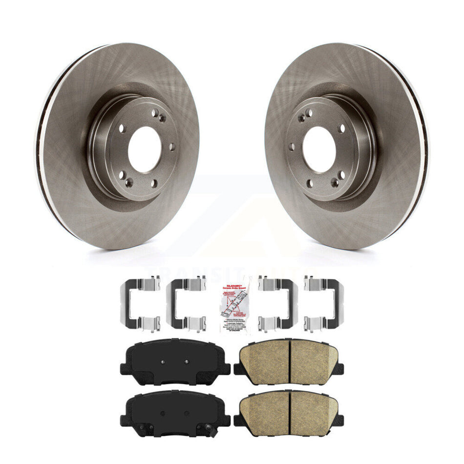Front Disc Brake Rotors And Ceramic Pads Kit For Hyundai Genesis Coupe K8A-103715