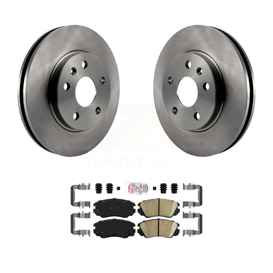 Front Disc Brake Rotors Ceramic Pad Kit For Chevrolet Malibu Buick Regal LaCrosse Limited K8A-103725