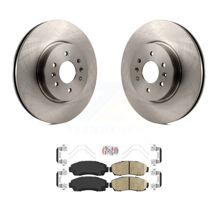 Front Disc Brake Rotors And Ceramic Pads Kit For 2011-2014 Honda Odyssey K8A-103740