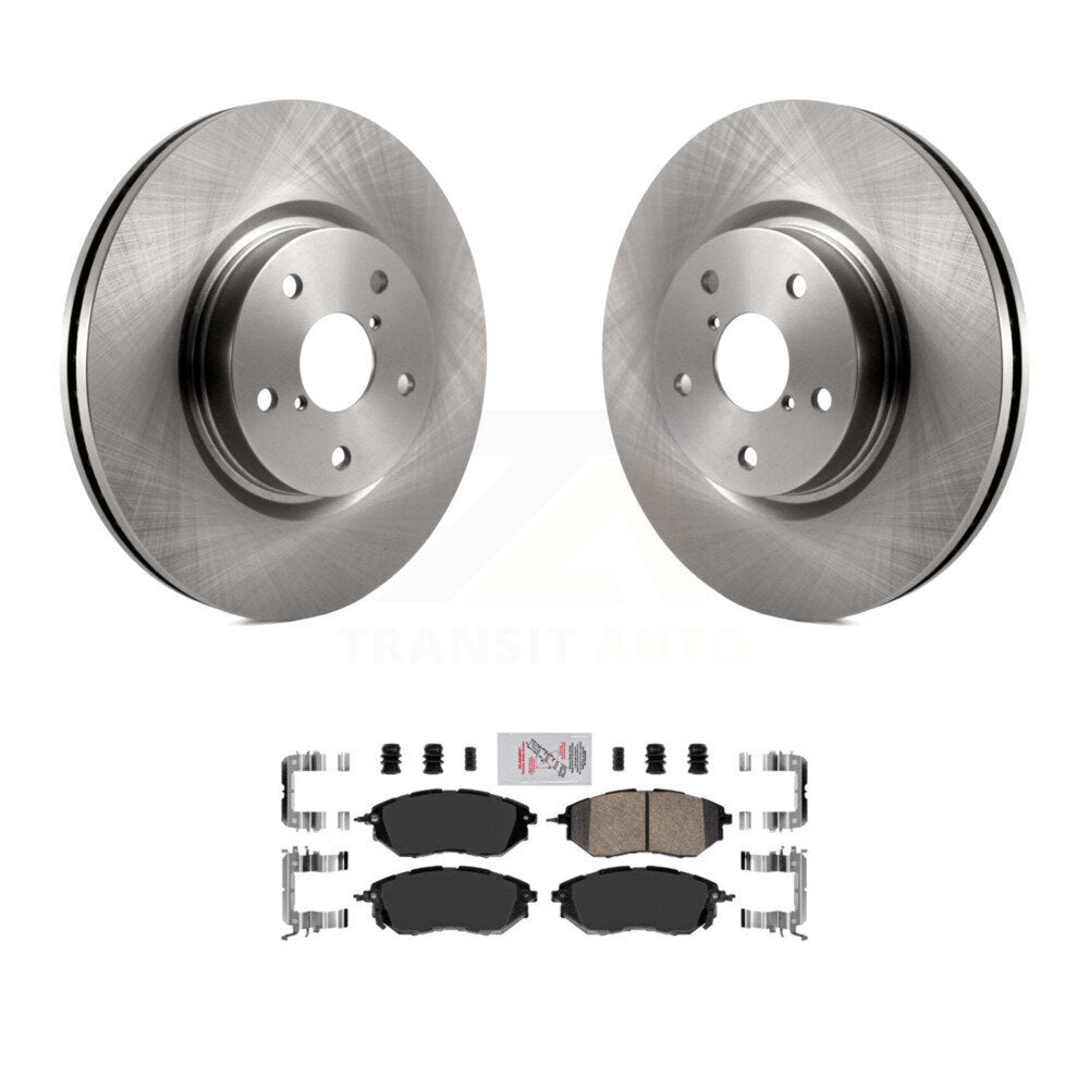 Front Disc Brake Rotors And Ceramic Pads Kit For Subaru Outback WRX Legacy Tribeca B9 K8A-103749
