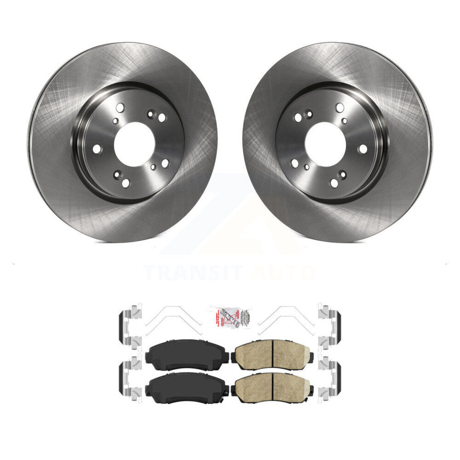 Front Disc Brake Rotors And Ceramic Pads Kit For Honda CR-V K8A-103755