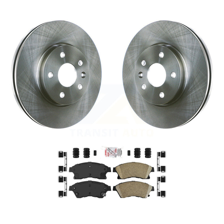 Front Disc Brake Rotors And Ceramic Pads Kit For Chevrolet Cruze Sonic Limited K8A-103765