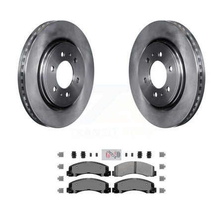 Front Disc Brake Rotors Semi-Metallic Pad Kit For Ford F-150 Expedition Lincoln Navigator K8A-103773