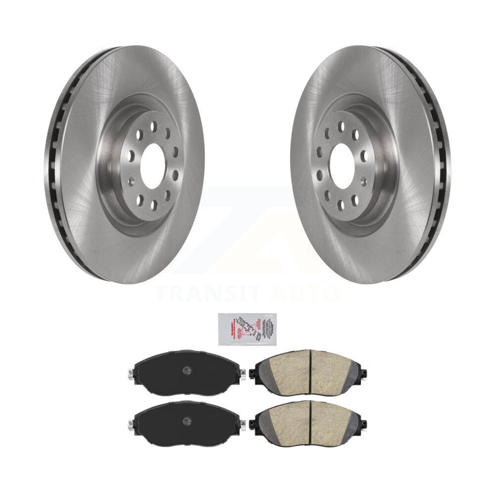 Front Brake Rotor & Ceramic Pad Kit For Volkswagen Tiguan Jetta Audi Q3 GTI Golf R Arteon K8A-103778