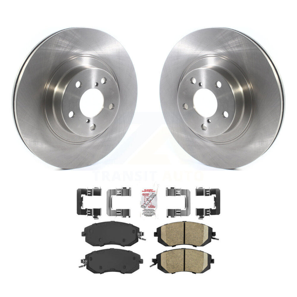 Front Brake Rotor Ceramic Pad Kit For Subaru Forester Impreza XV Crosstrek Outback BRZ 86 K8A-103780