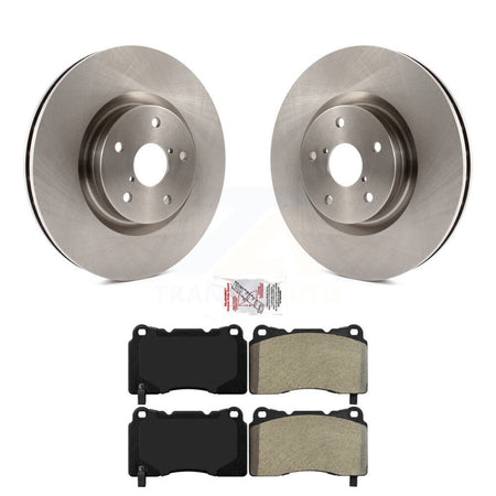 Front Disc Brake Rotors And Semi-Metallic Pads Kit For Subaru Impreza WRX STI K8A-103783