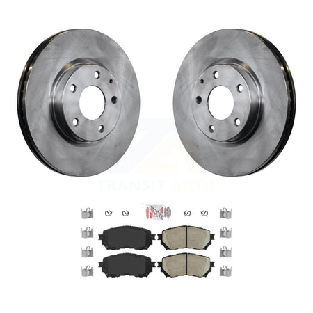 Front Disc Brake Rotors And Ceramic Pads Kit For Mazda 6 K8A-103792