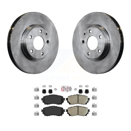 Front Disc Brake Rotors And Ceramic Pads Kit For Mazda 6 K8A-103793
