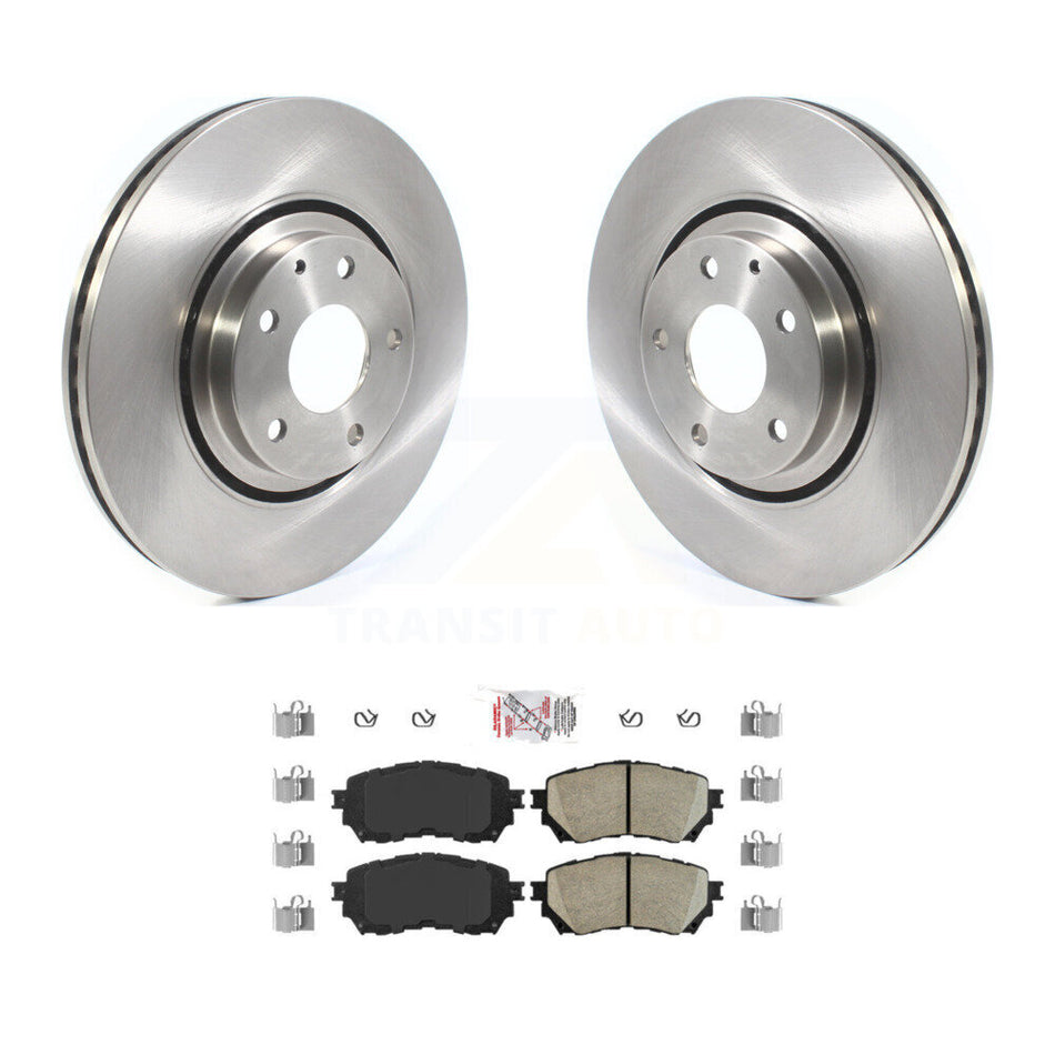 Front Disc Brake Rotors And Ceramic Pads Kit For 2021 Mazda 6 Turbocharged K8A-103794