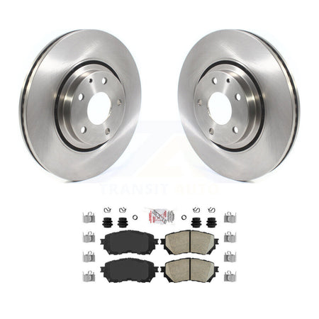 Front Disc Brake Rotors And Ceramic Pads Kit For 2021 Mazda 6 Turbocharged K8A-103796