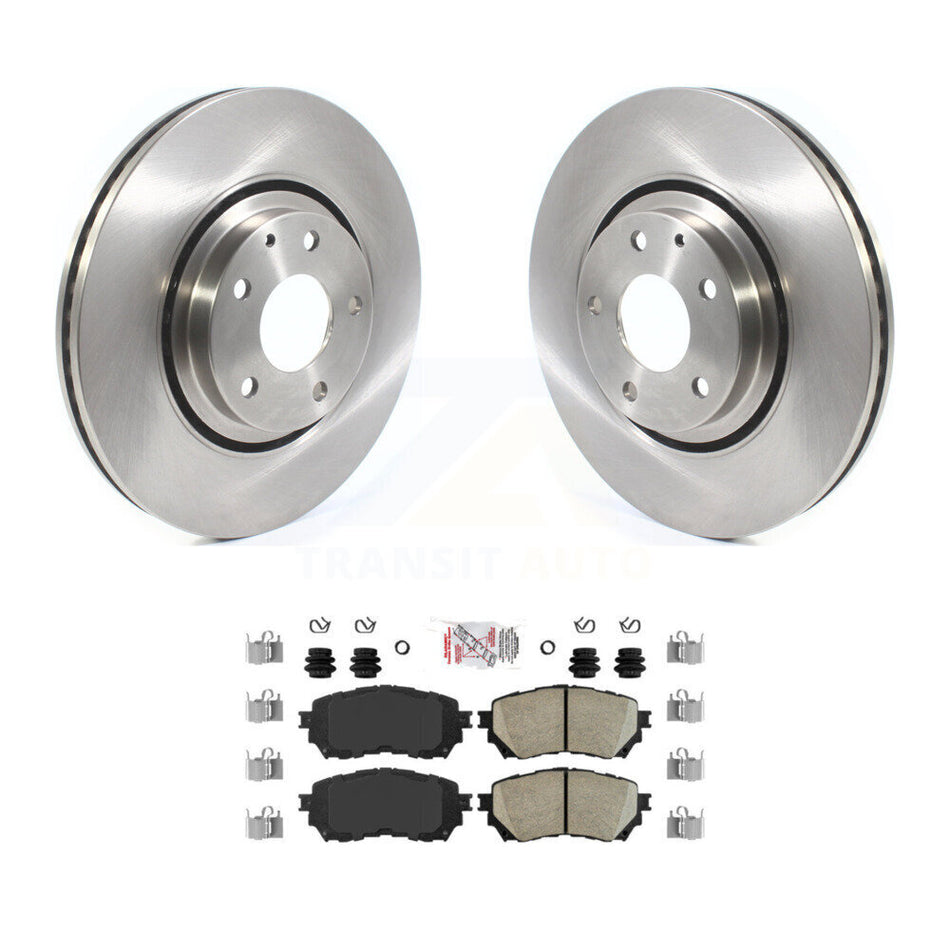 Front Disc Brake Rotors And Ceramic Pads Kit For 2021 Mazda 6 Turbocharged K8A-103796