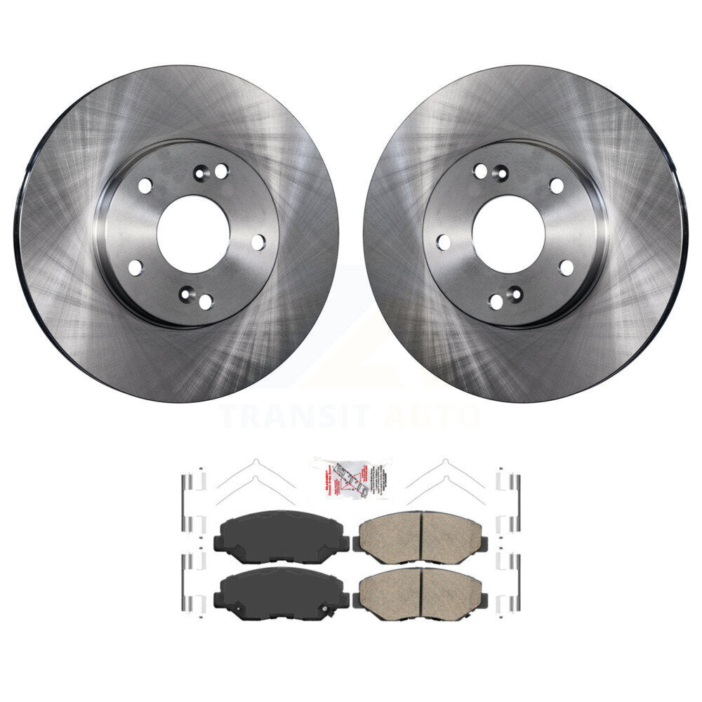 Front Disc Brake Rotors And Ceramic Pads Kit For Honda Accord Fit Element Acura ILX K8A-103813