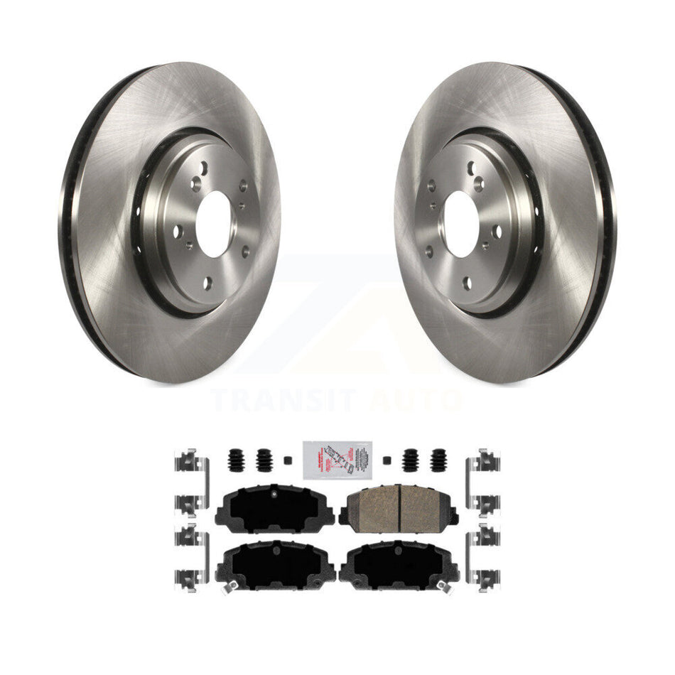 Front Disc Brake Rotors And Ceramic Pads Kit For Honda Civic Accord K8A-103814