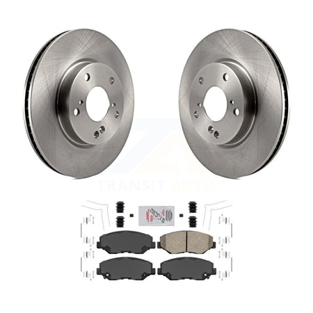 Front Disc Brake Rotors And Ceramic Pads Kit For Honda Civic K8A-103822