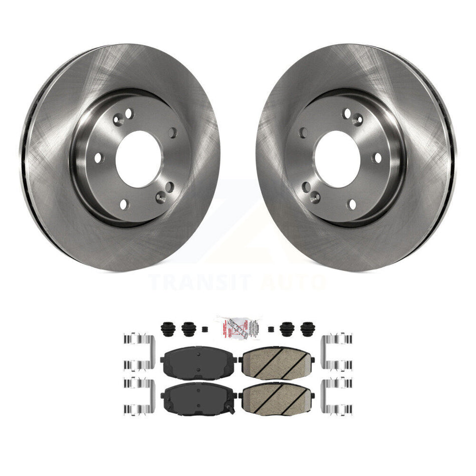 Front Disc Brake Rotors And Ceramic Pads Kit For Hyundai Elantra K8A-103825