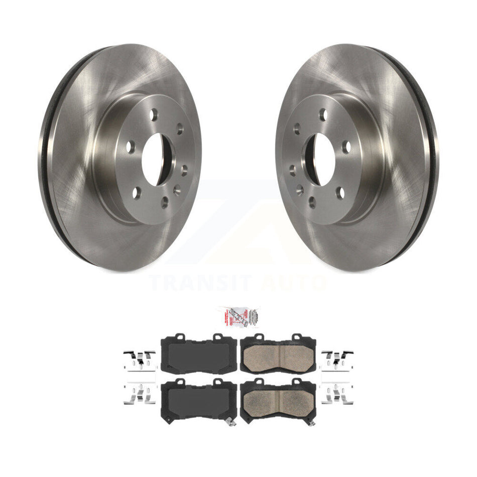 Front Disc Brake Rotors And Ceramic Pads Kit For 2015-2020 Chevrolet Colorado GMC Canyon K8A-103831