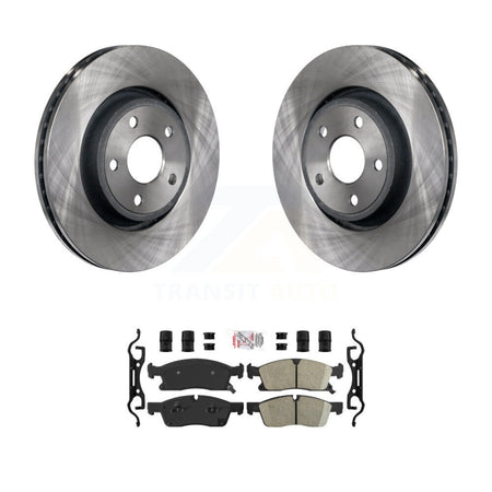 Front Disc Brake Rotors And Ceramic Pads Kit For Jeep Grand Cherokee Dodge Durango WK K8A-103860
