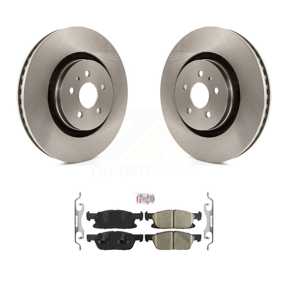 Front Disc Brake Rotors And Ceramic Pads Kit For Ford Edge Lincoln Nautilus MKX K8A-103909