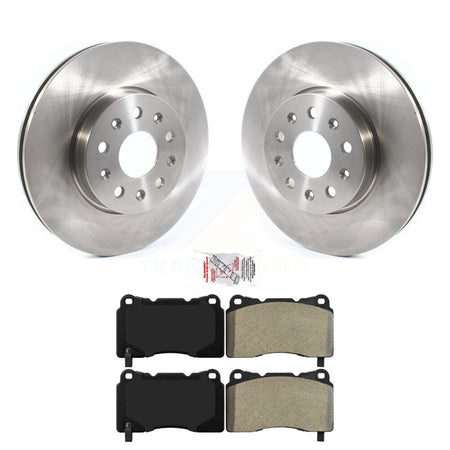 Front Disc Brake Rotors And Semi-Metallic Pads Kit For Chevrolet Camaro Cadillac CTS CT6 K8A-103913