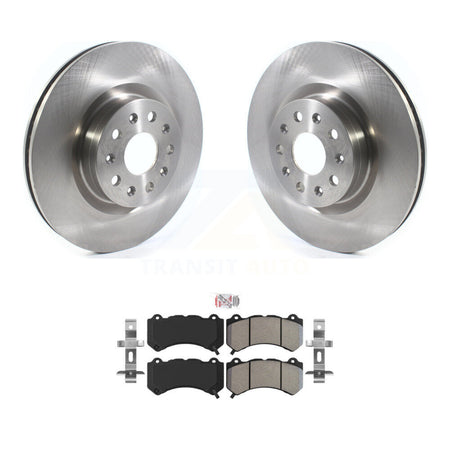 Front Brake Rotor & Semi-Metallic Pad Kit For Cadillac CTS Vsport Premium with RWD K8A-103916