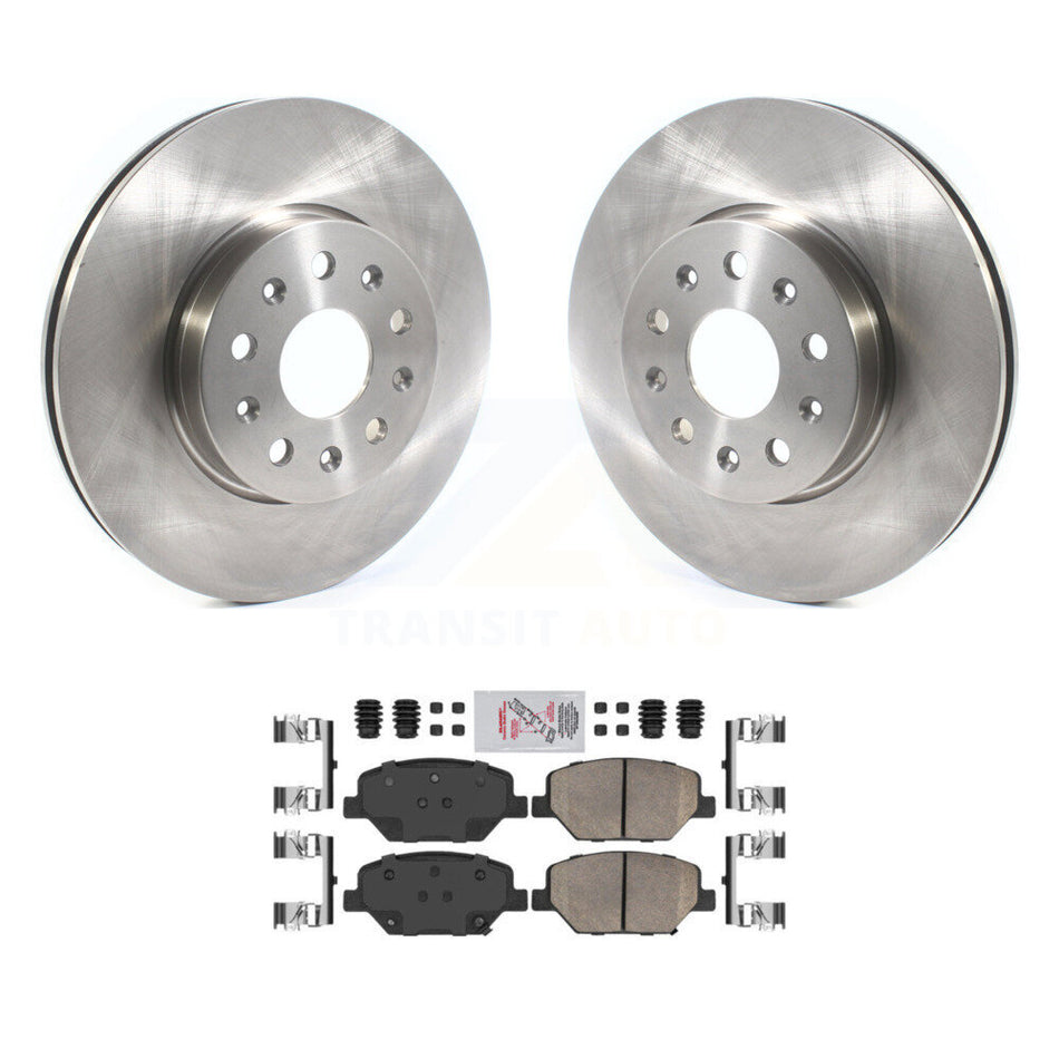 Front Disc Brake Rotors And Ceramic Pads Kit For Chevrolet Camaro Without Brembo Calipers K8A-103921
